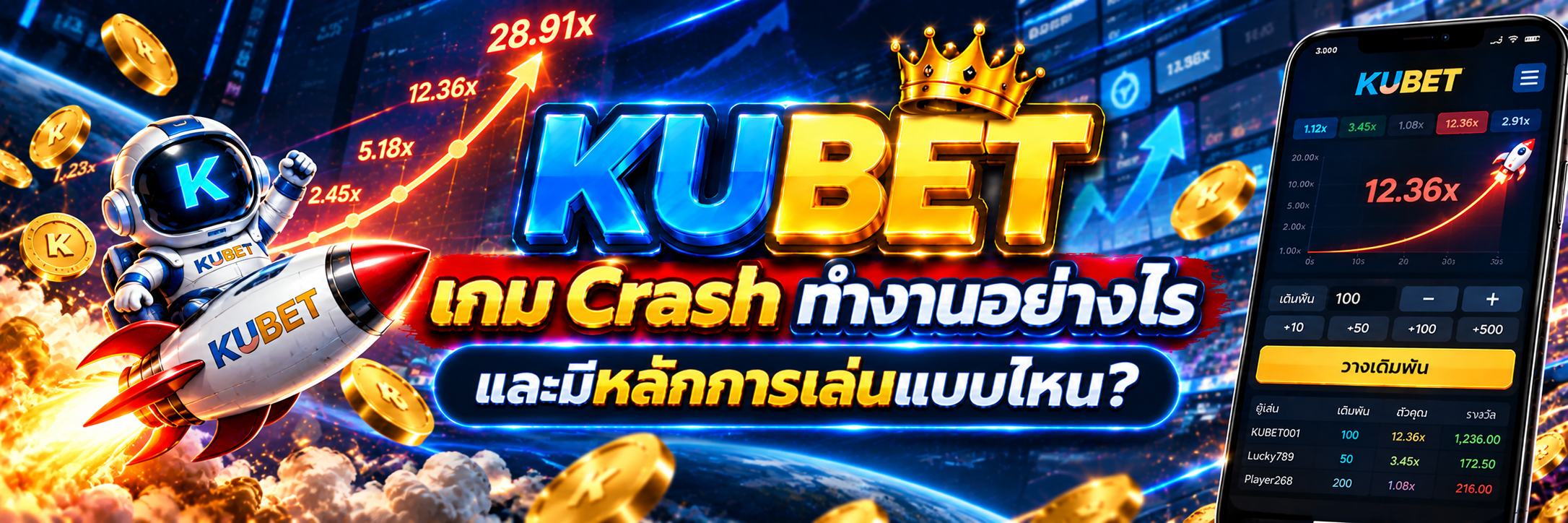 เกม Crash ทำงานอย่างไร และมีหลักการเล่นแบบไหน?