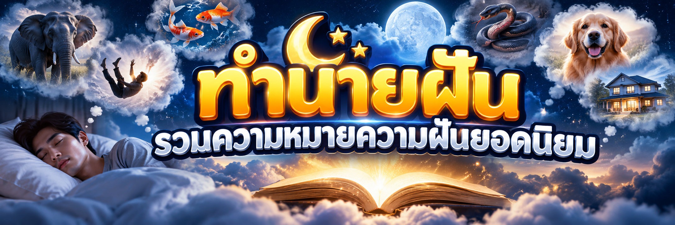 ทำนายฝัน รวมความหมายความฝันยอดนิยม