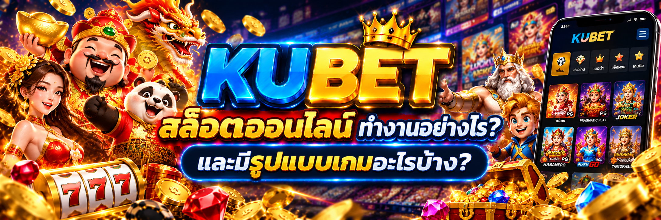 สล็อตออนไลน์ ทำงานอย่างไร และมีรูปแบบเกมอะไรบ้าง?